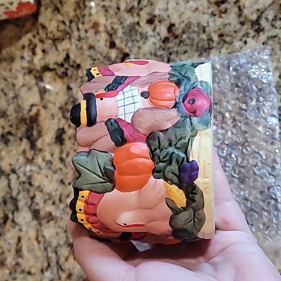 Thanksgiving 2 pc. Set Dish & candle holder - Picture 5 of 8